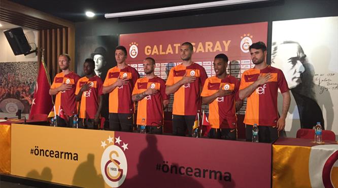 İşte Galatasaray'ın yeni sezon formaları!