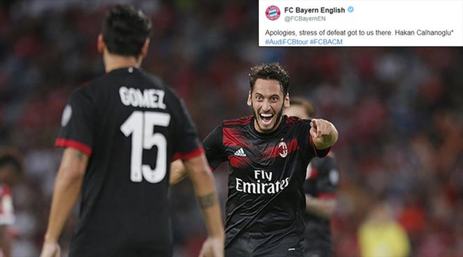 Bayern Münih'ten 'Hakan Çalhanoğlu' özrü