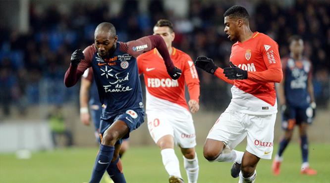 Monaco, Montpellier duvarına çarptı (ÖZET)