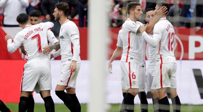 Sevilla'dan zirveye amansız takip! (ÖZET)