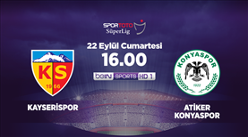 Kayserispor - Atiker Konyaspor