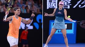 Nadal ve Kerber tur atladı!