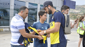 Fenerbahçe'ye coşkulu karşılama
