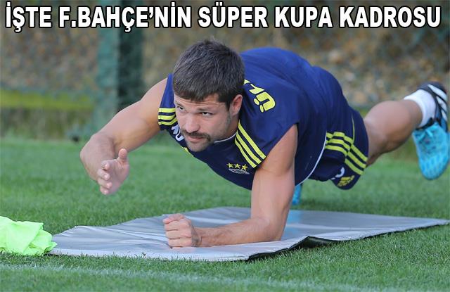 Diego Süper Kupa'da yok