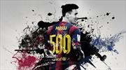Messi 500. maçına çıktı