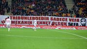 Galatasaray taraftarı Sefa Kalya'yı unutmadı! (GALERİ)