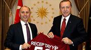 Usta Cumhurbaşkanı Erdoğan'ı ziyaret etti