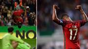 Nani'den önce gol sonra takla!