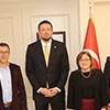 Türkoğlu'ndan Fatma Şahin'e ziyaret