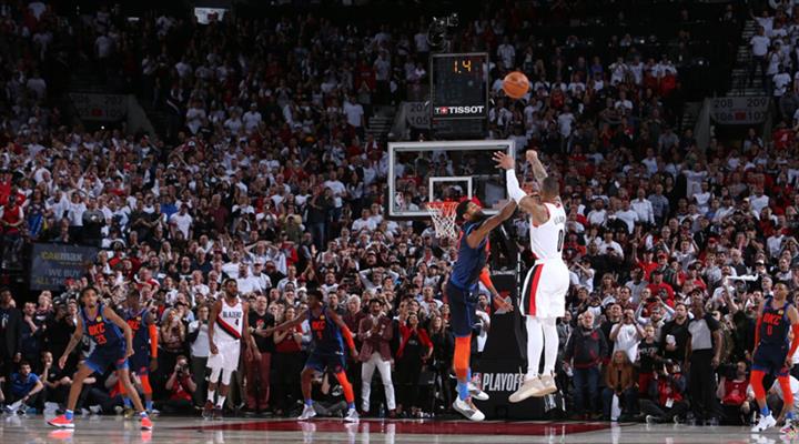 Lillard, Westbrook'un hayallerini son saniyede yıktı