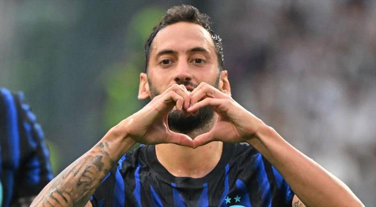 Hakan Çalhanoğlu attı, Galatasaray'ın rakibi Inter'e karşı koyamadı
