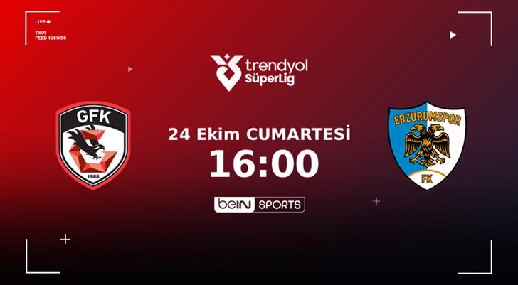 MUHTEMEL 11'LER | Gaziantep FK - Erzurumspor FK