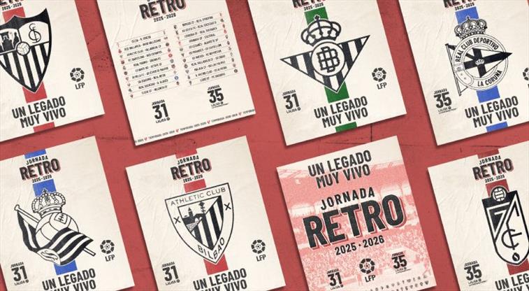 LaLiga'da "retro forma" haftası yapılacak