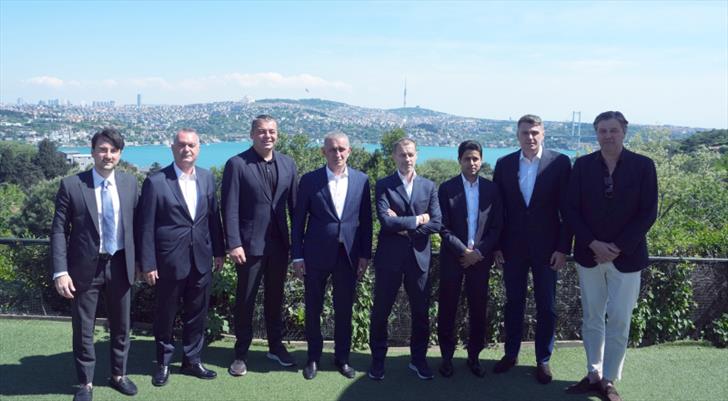 UEFA ve TFF heyetleri final öncesi bir arada!