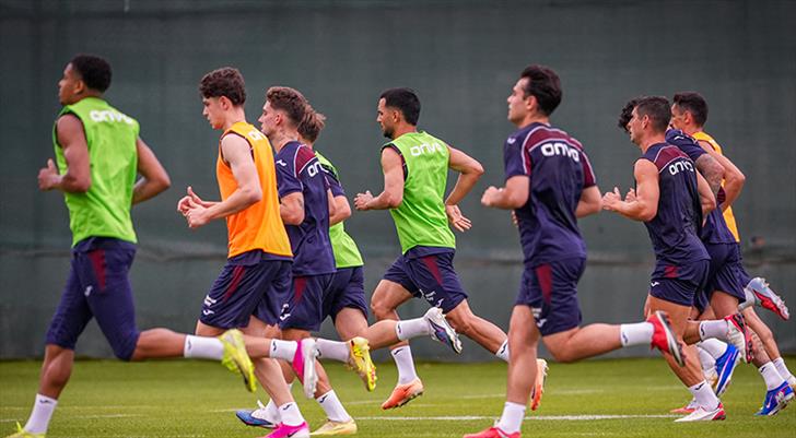 Trabzonspor günü çift antrenmanla tamamladı