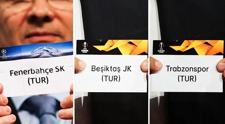 Temsilcilerimizin Avrupa'daki muhtemel rakipleri belli oldu