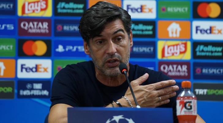 Paulo Fonseca: "Hayal kırıklığı yaşıyoruz"