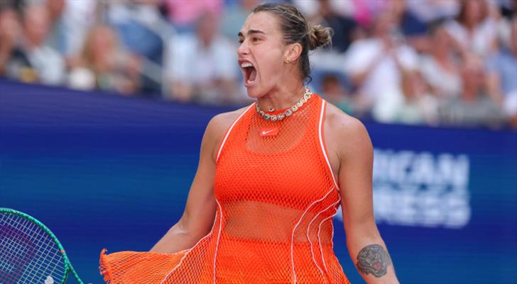 ABD Açık'ta Aryna Sabalenka yarı finalde