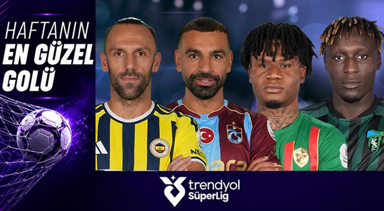 Trendyol Süper Lig'de haftanın golünü siz seçin
